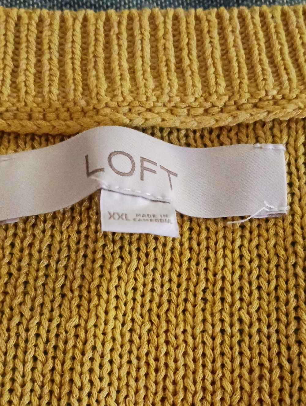 LOFT Reverse Knit Sweater - Picture 4 of 5
